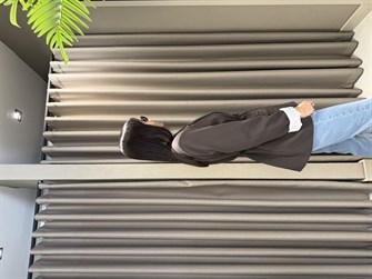 KEMERLİ BLAZER CEKET KAHVE