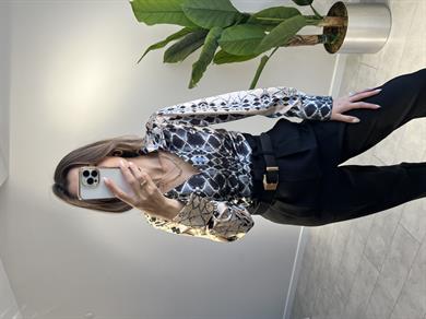 Kemerli Yüksek Bel Pantolon