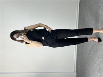 Keten Asimetrik Siyah Takım