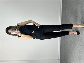 Keten Asimetrik Siyah Takım