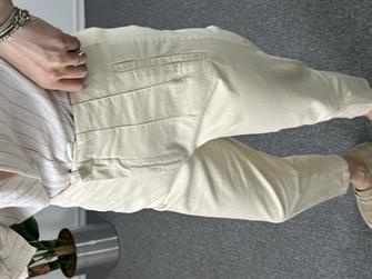 Keten Krem ZR Model Havuç Pantolon