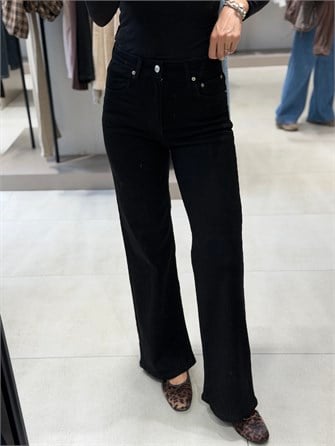 Marka Model Wideleg Jean 002 SİYAH