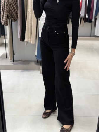 Marka Model Wideleg Jean 002 SİYAH