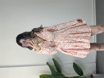 Marka Muadili Desenli Elbise