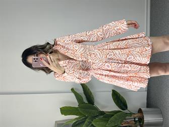 Marka Muadili Desenli Elbise