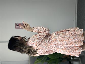 Marka Muadili Desenli Elbise