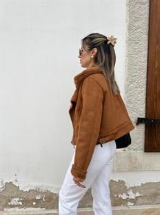 Marka Muadili Kısa Taba Biker Mont