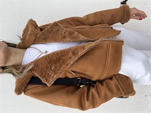 Marka Muadili Kısa Taba Biker Mont