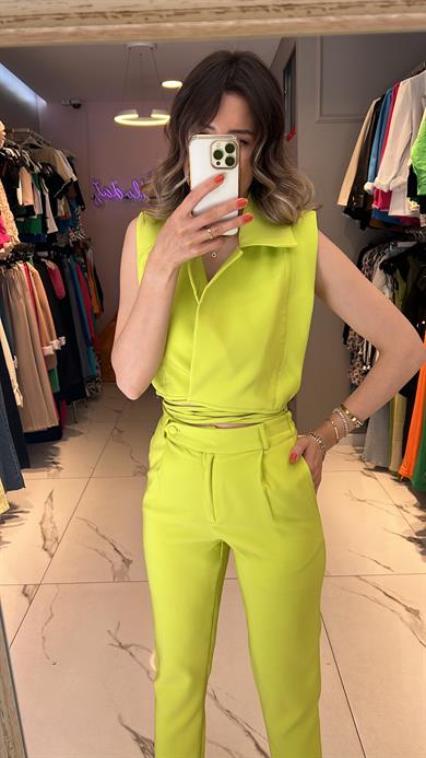 Mcx Neon Yelekli Takım 