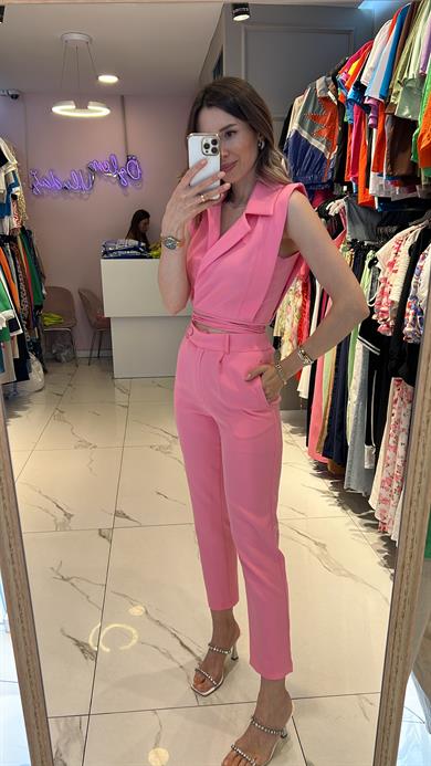 Mcx Pembe Yelekli Takım 