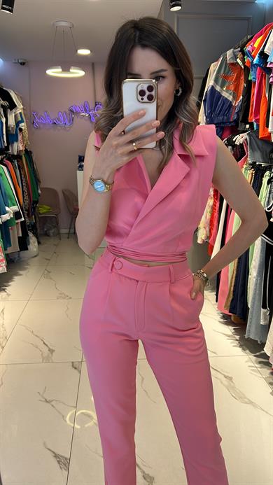 Mcx Pembe Yelekli Takım 