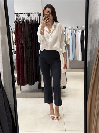 Mini Flare Pantolon LACİVERT