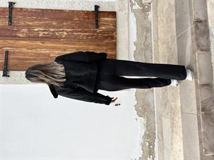 Modal Kumaş Bol Paça Siyah Eşofman Altı