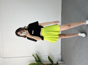 Neon Yeşil Şort Etek