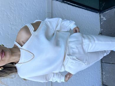 Omuz Detaylı Eşofman Takımı