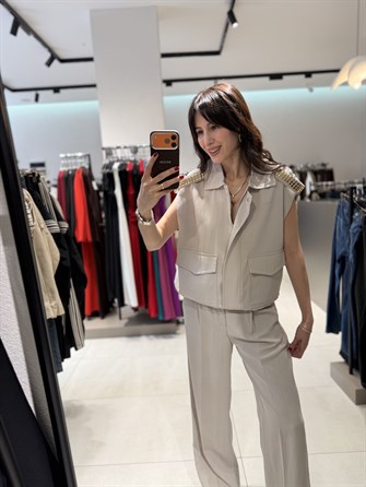 OMZU ZIMBA DETAY YELEKLİ TAKIM TAŞ