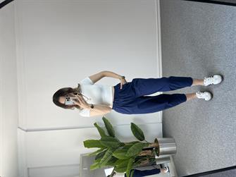 Orjinal Marka Beyaz Crop Tshırt