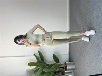 Orjinal Marka Mint Crop Tshırt