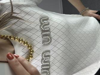 Orjinal Marka Muadili Beyaz Pamuk Tshirt