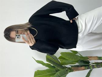 Orjinal Marka Siyah kazak 