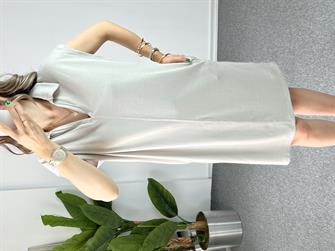 Owersize Taş Modal Elbise