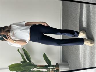 OYS İçi Şardonlu İspanyol Paça Lacivert Tayt