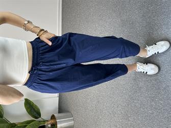 Paraşüt Kumaş Lacivert Şalvar Pantolon