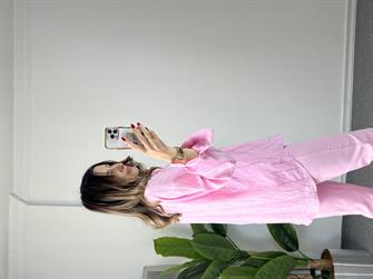 Pembe Camelya Gömlek