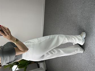 Premium Kalite Beyaz Palazzo Pantolon