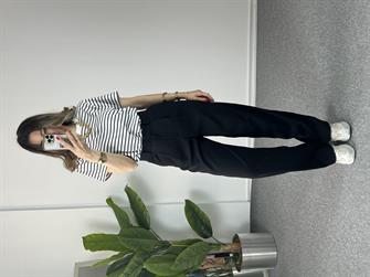 Premium Kalite Siyah Palazzo Pantolon