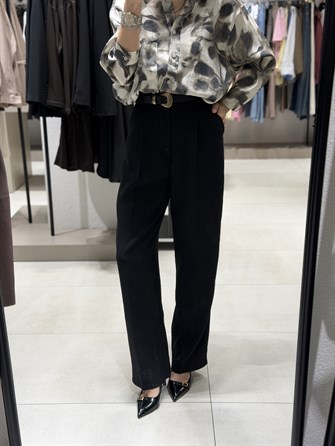 Premium Palazzo Pantolon SİYAH