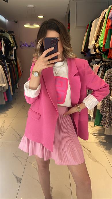 Qzu Piliseli Şort Etek 