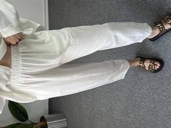 Şalvar Gömlekli Beyaz İkili Takım