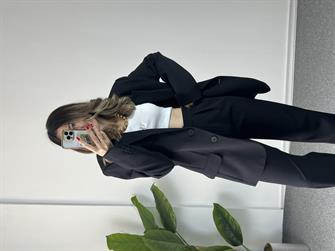 Siyah Owersize Zr Model Takım