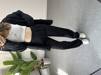 Siyah Owersize Zr Model Takım