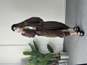 Tensel Gömlekli Kahve Takım