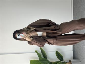 Tensel Gömlekli Kahve Takım