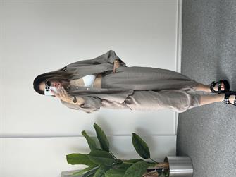 Tensel Gömlekli Vizon Takım