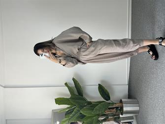 Tensel Gömlekli Vizon Takım