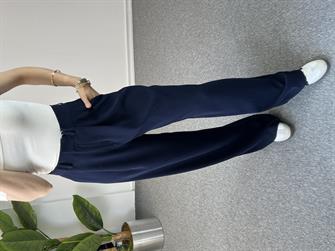 Tensel Kumaş Siyah Palazzo Pantolon