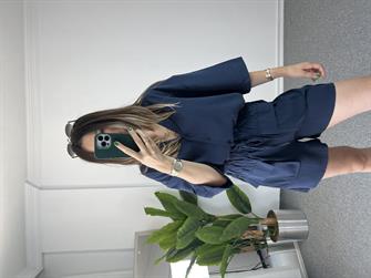 Tensel Lacivert Şortlu Takım 