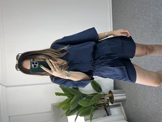 Tensel Lacivert Şortlu Takım 