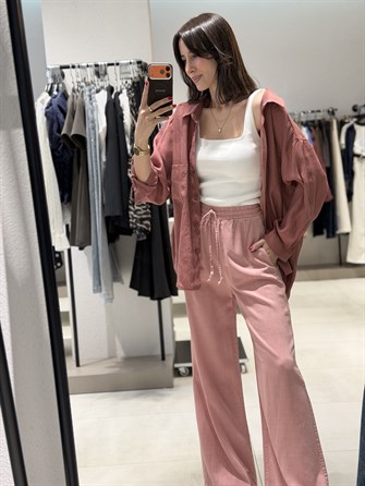 Tensel Pantolon PEMBE