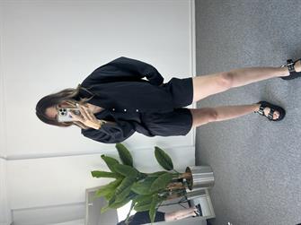 Tensel Şortlu Siyah Takım  