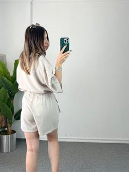 Tensel Taş Şortlu Takım 