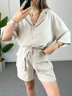 Tensel Taş Şortlu Takım 