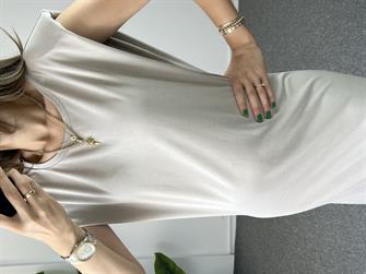 Vatkalı Taş Modal Elbise