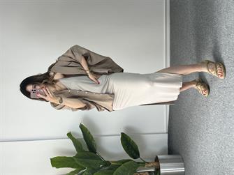 Vizon Tensel Yarasa Kol Gömlek