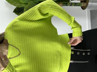 Yarasa Kol Yeşil Kazak 