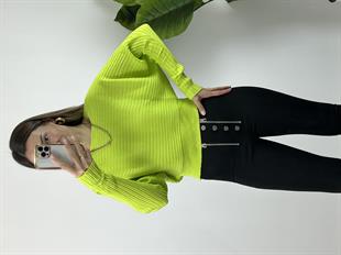 Yarasa Kol Yeşil Kazak 